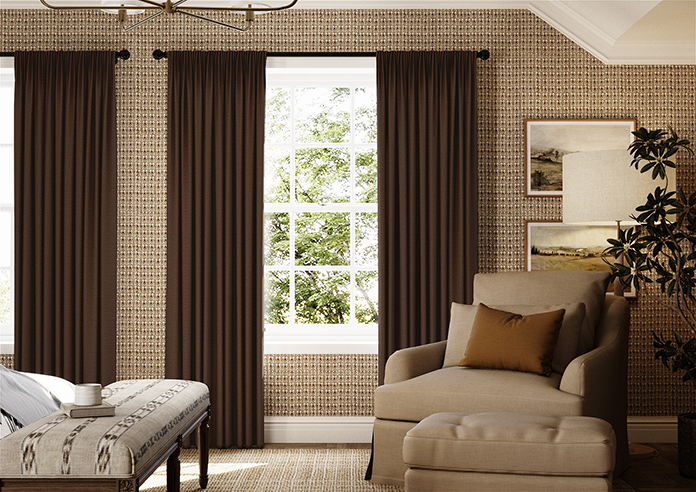Stamford, Cinnamon - Made to Measure Curtains - Image 3